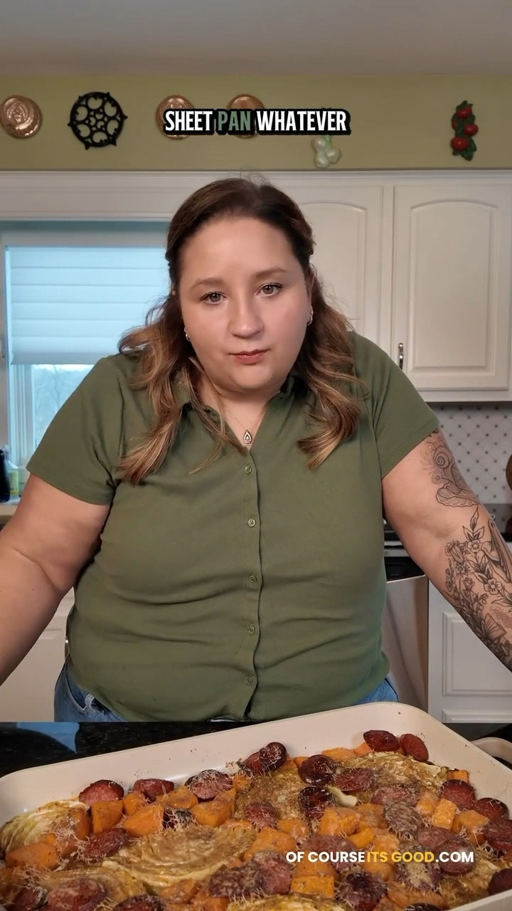 OF COURSE IT’S GOOD 👩🏻‍🍳 FULL VIDEO | Sausage Cabbage Sheet Pan 🤩

Full recipe: ofcourseitsgood.com

#LTKvlog #LTKfoodie #LTKHome