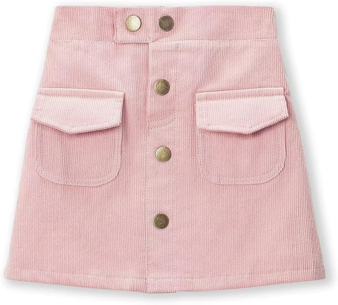 Girls and Toddler's Corduroy Short Mini Skirt with Pockets | Amazon (US)