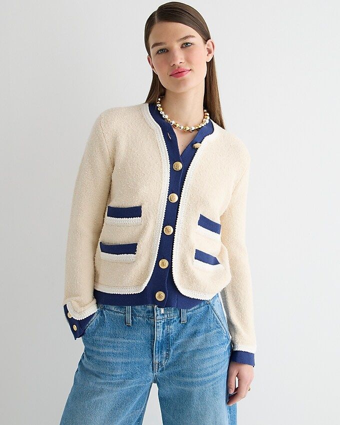 Textured bouclé lady jacket | J.Crew US