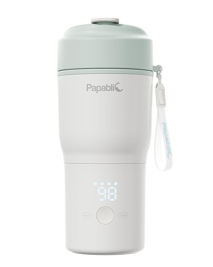 Papablic Portable Bottle Warmer for Home & Travel — 85W Fast Heating, Built-in Sterilizer, 4 Te... | Amazon (US)