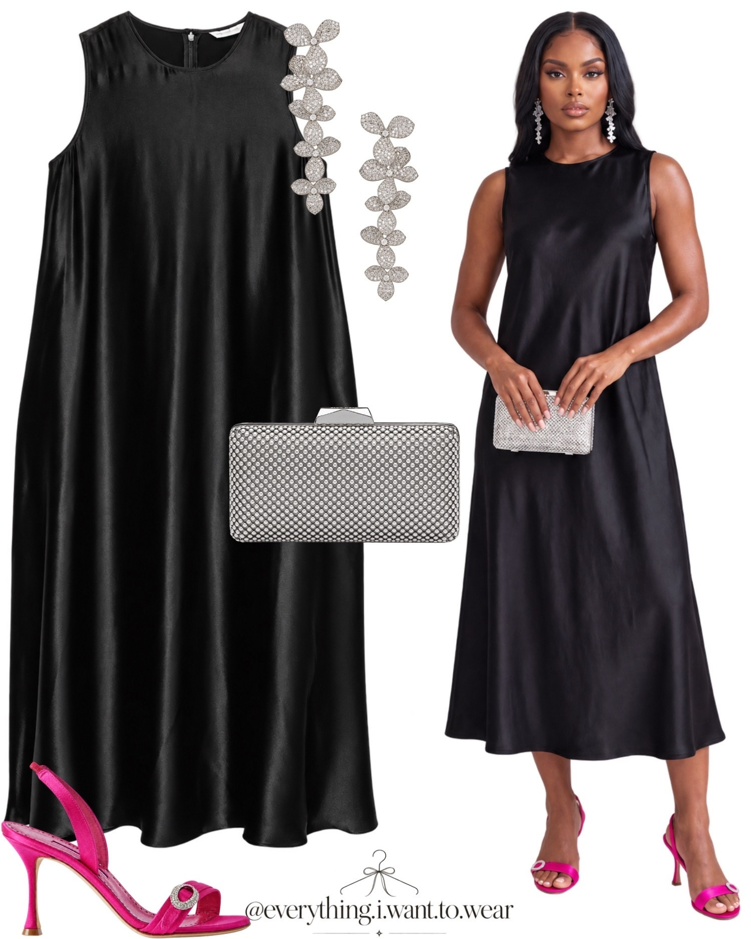A simple glam look where the accessories are the statements.

#LTKootd