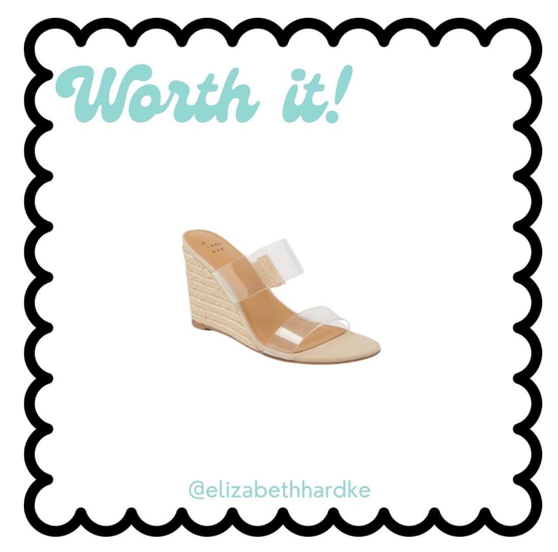 The most comfortable clear wedges that go with everything! Women’s shoes, summer shoes, wedding shoes, vacation shoes, comfortable shoes, travel shoes 

#LTKShoeCrush #LTKStyleTip #LTKSummerEdit