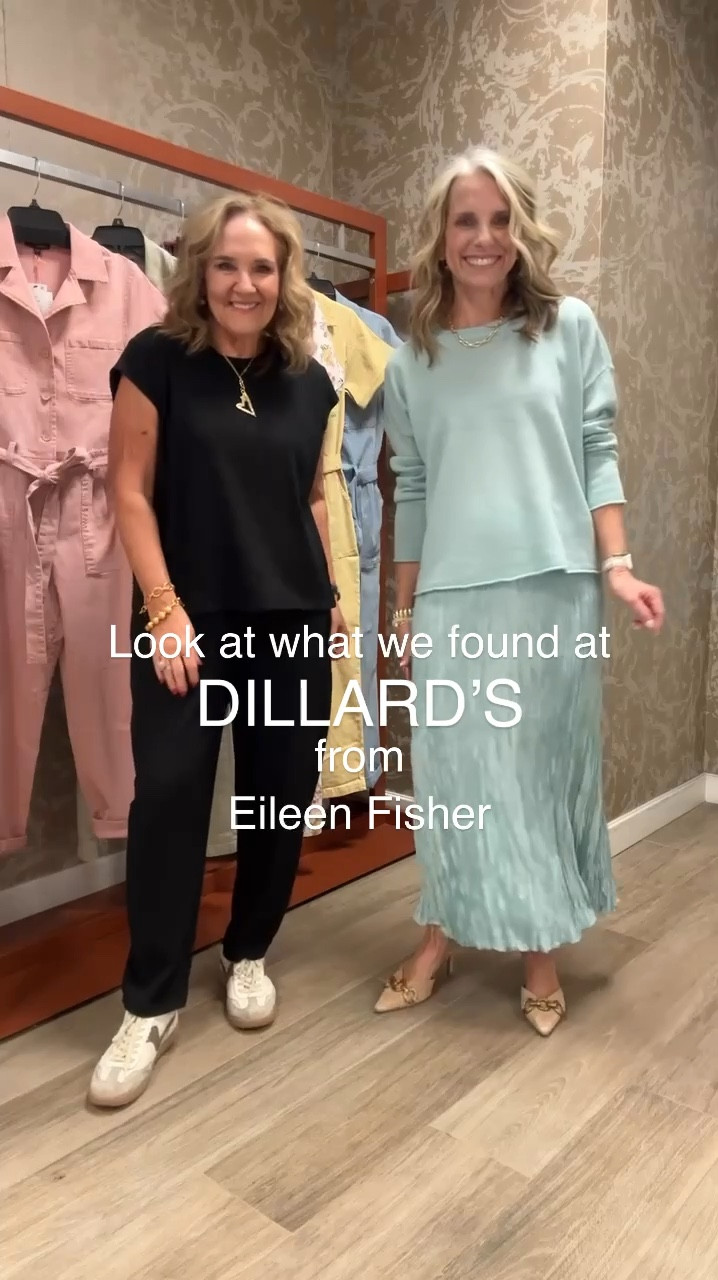 New old brand. My first time with Eileen Fisher and  I LOVE it!!! 
For sizing, go with your smaller size and the white pants run big. I’m wearing XXS 

#LTKTravel #LTKStyleTip #LTKOver40