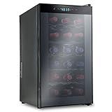 Ivation 18 Bottle Dual Zone Thermoelectric Red & White Wine Cooler/Chiller Counter Top Wine Cellar w | Amazon (US)