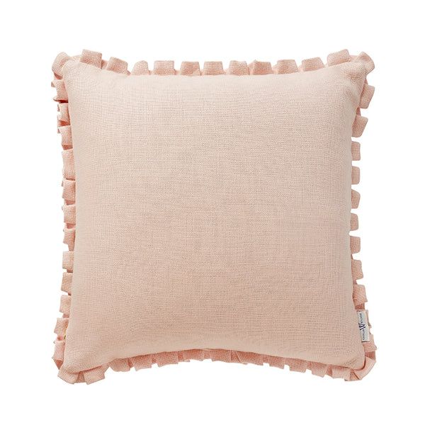 Beth Box Pleat Pillow in Peach | Caitlin Wilson Design