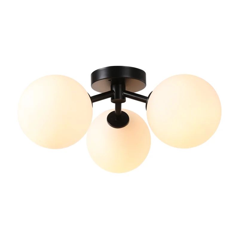 Britany 3-light 15" Semi Flush Mount | Wayfair North America