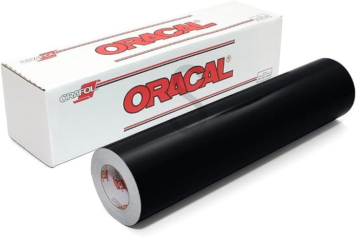 Roll of Matte Black Oracal 631 Removable Vinyl Works w/All Vinyl Cutters (12 Inch x 10FT) | Amazon (US)