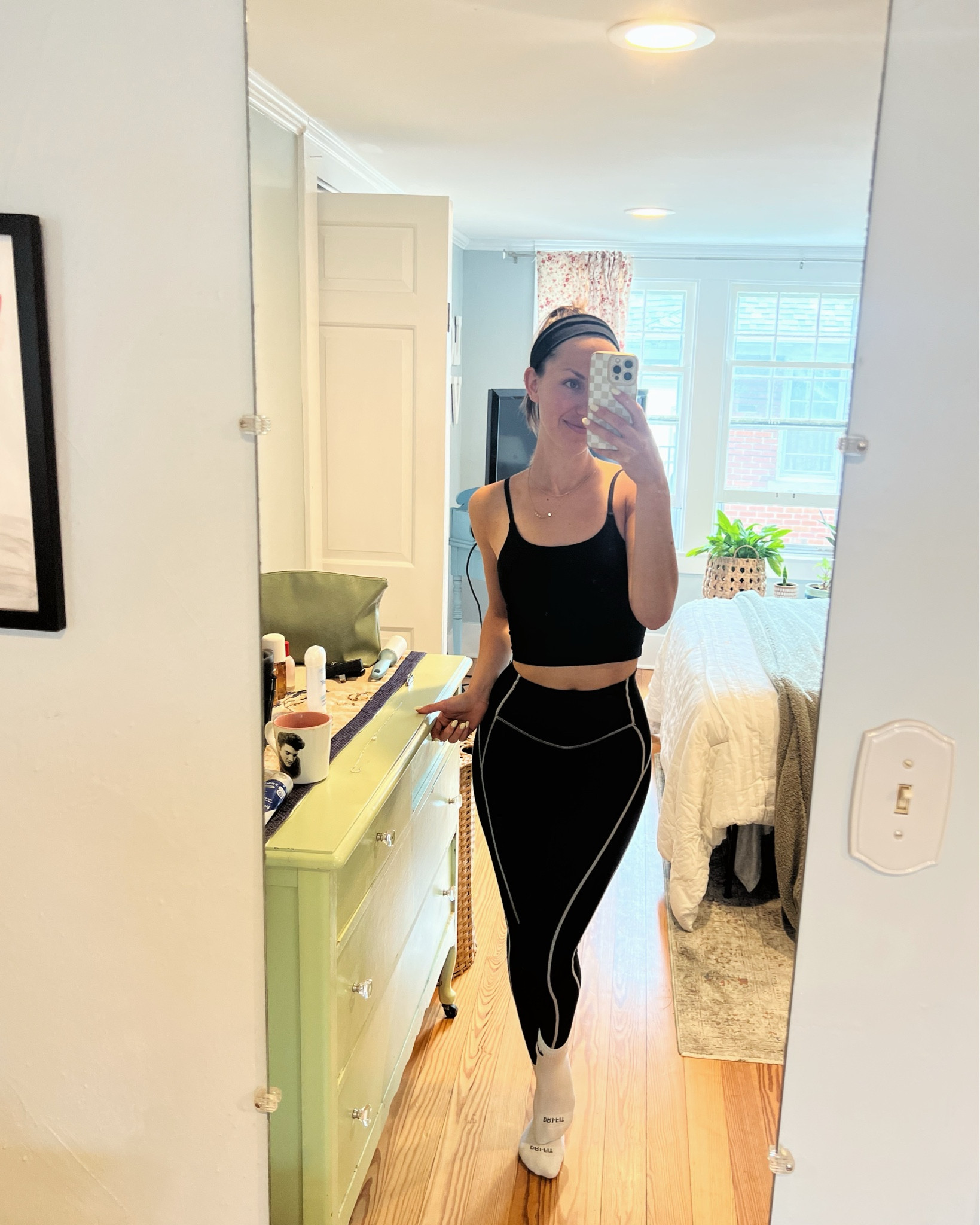 Obsessed with these Amazon leggings and I always get compliments when I wear them! Topic also Amazon. Size small in both. 🫶🏼🖤

#LTKFindsUnder50 #LTKStyleTip #LTKActive