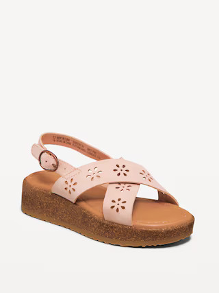Faux-Suede Platform Sandals for Girls | Old Navy (US)