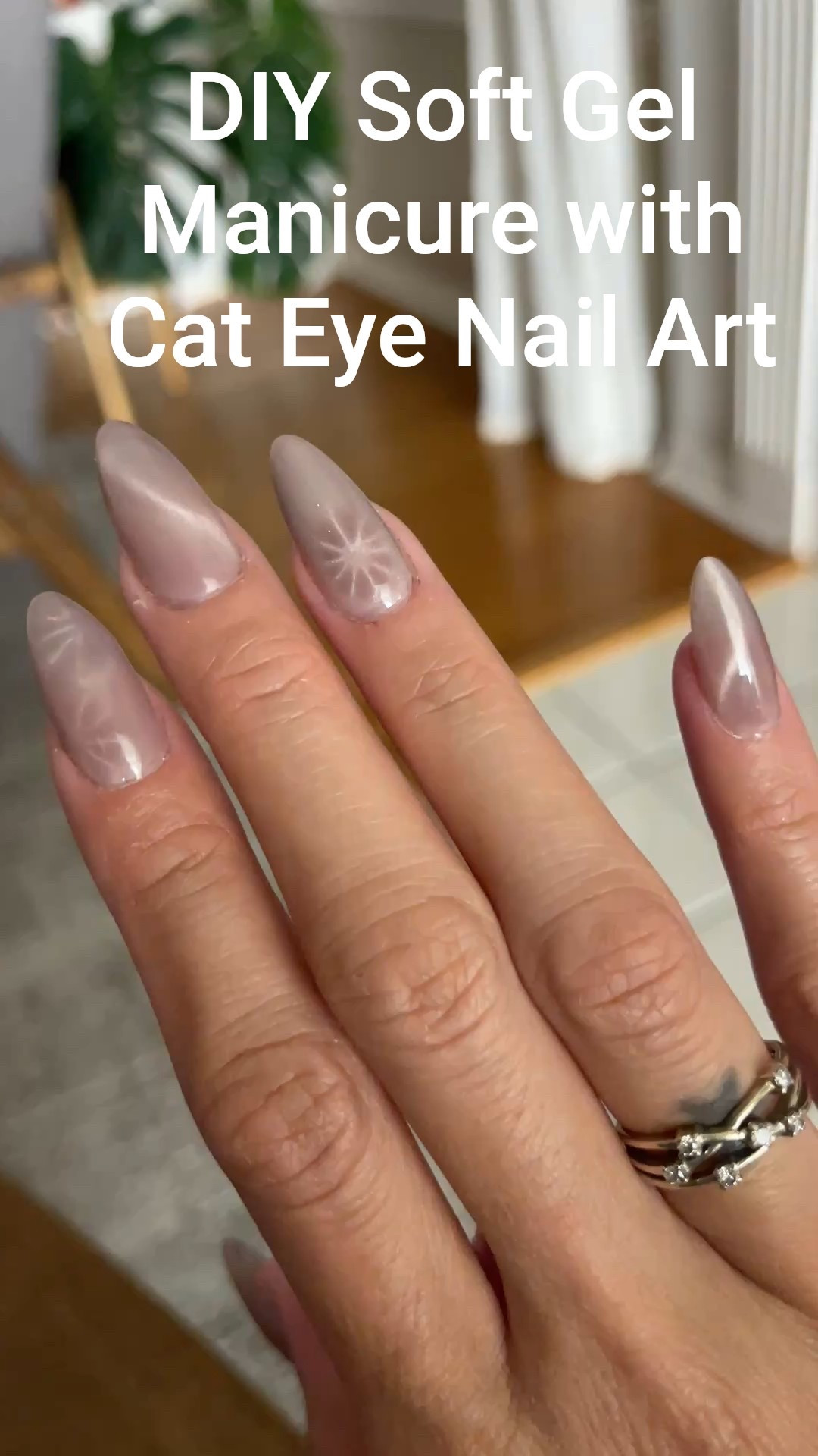 Save by skipping the nail salon and give yourself a manicure at home! 

Tonight I went with a cat eye polish on soft gel nails (Fun Fact I just learned thanks to Dr. Tiffany Moon from RHOD that cat eye polish is a no-go for MRI machines due to the magnet.) 

#LTKBeauty