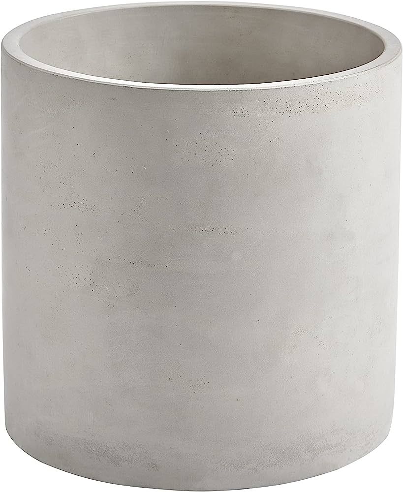 Plant Pots, 7.7 Inch Planters for Indoor Plants, Grey Cement Flower Pot with Drain Hole, Modern C... | Amazon (US)