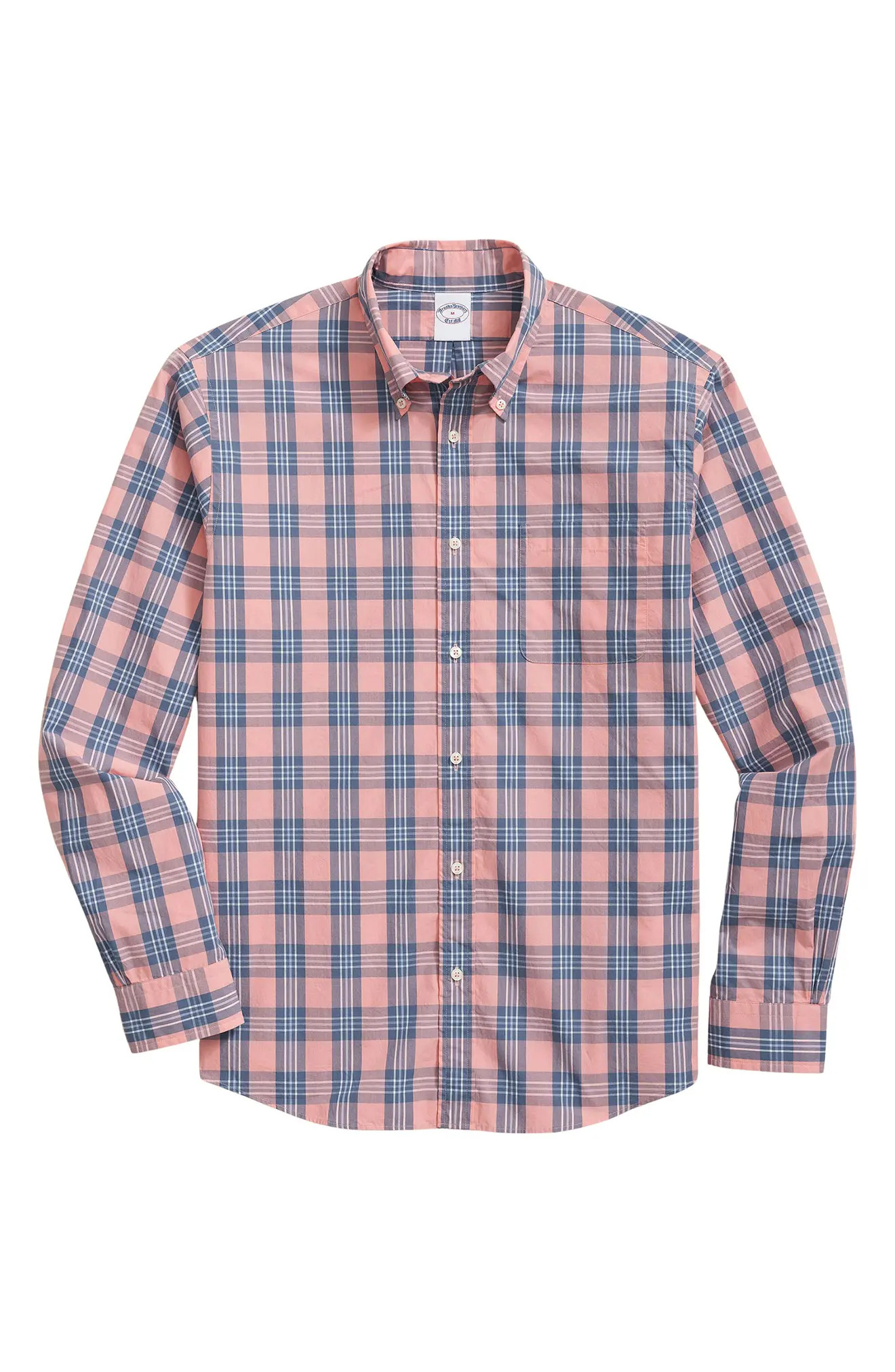 Friday Poplin Plaid Cotton Oxford Cloth Button-Down Shirt (Men) | Nordstrom | Nordstrom