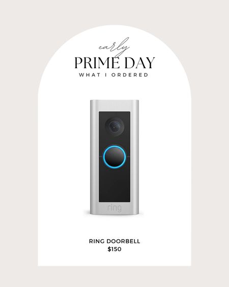 Early Prime Day deal - Ring Doorbell. I had this at our previous house and repurchased for our new one 

#LTKhome #LTKxPrimeDay #LTKsalealert