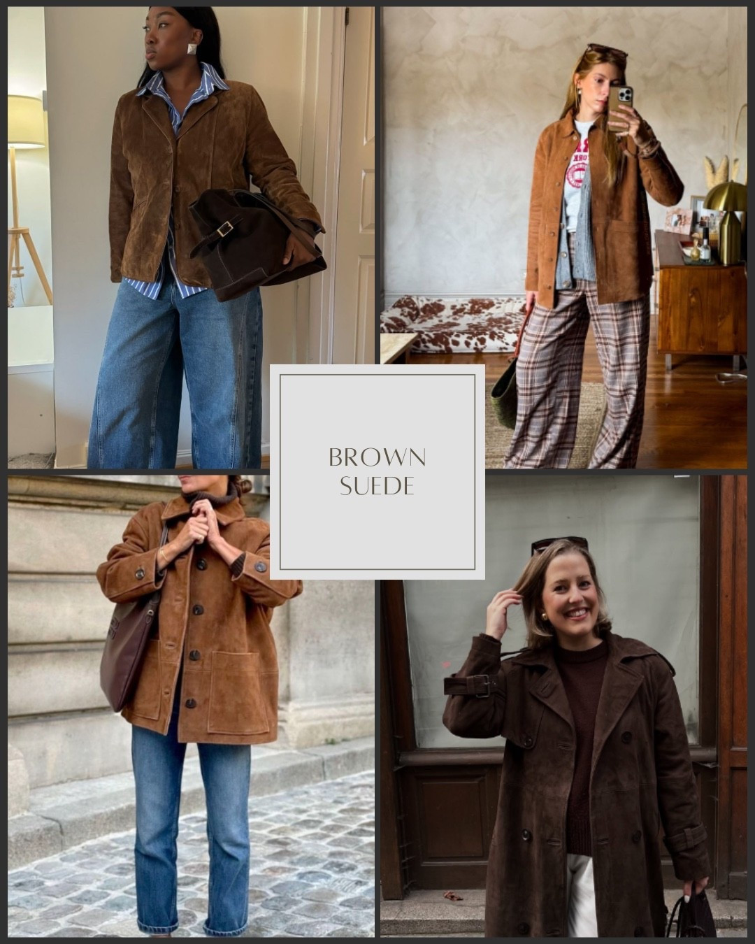 2025 Fall Trends 🍂 Brown Suede will continue to be popular again this season. Perfect way to add some different texture to your outfit. Jackets, skirts & boots- you can’t go wrong. 




Fall outfit inspo, fall outfit ideas

#LTKMidsize #LTKSeasonal #LTKStyleTip