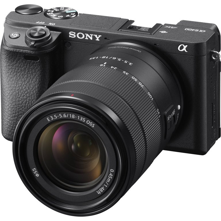 Sony Alpha a6400 Mirrorless Digital Camera with 18-135mm Lens | Walmart (US)