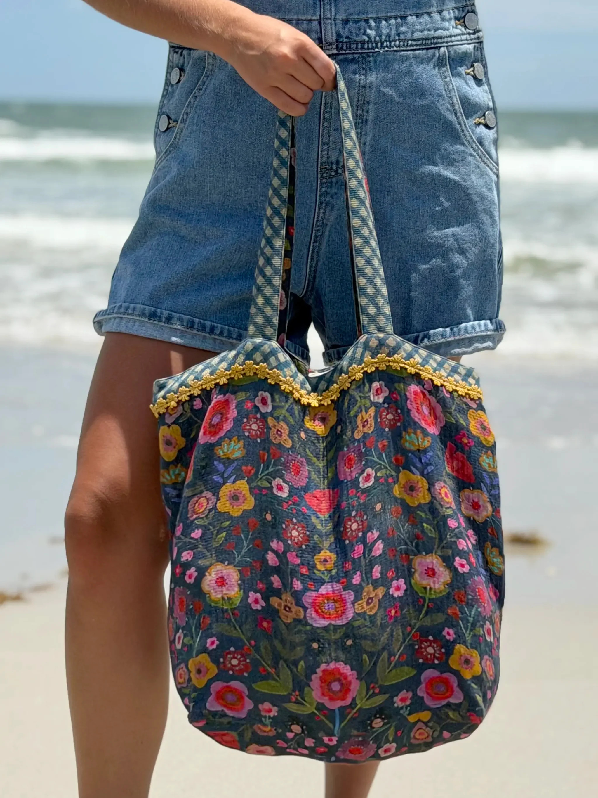 Cotton Gauze Reversible Tote Bag | Natural Life