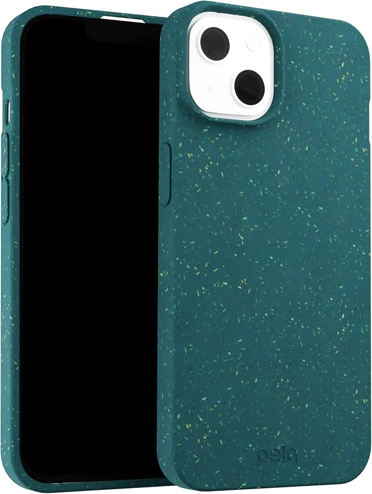 Pela: Phone Case for iPhone 14 Plus - Eco-Friendly - Made from Plants - (Slim Green) | Amazon (US)