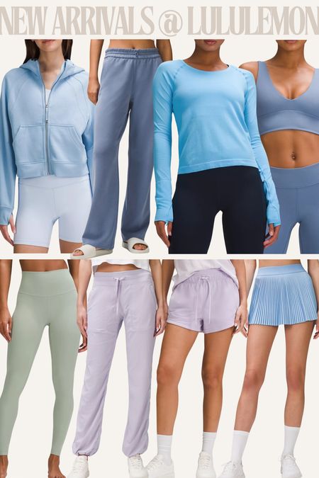Pastel colors new from Lululemon 🤩🧚🏼‍♀️💙 loving these colors!! I wear size 8 in bottoms and 10 in most tops! 

#LTKActive #LTKfitness
