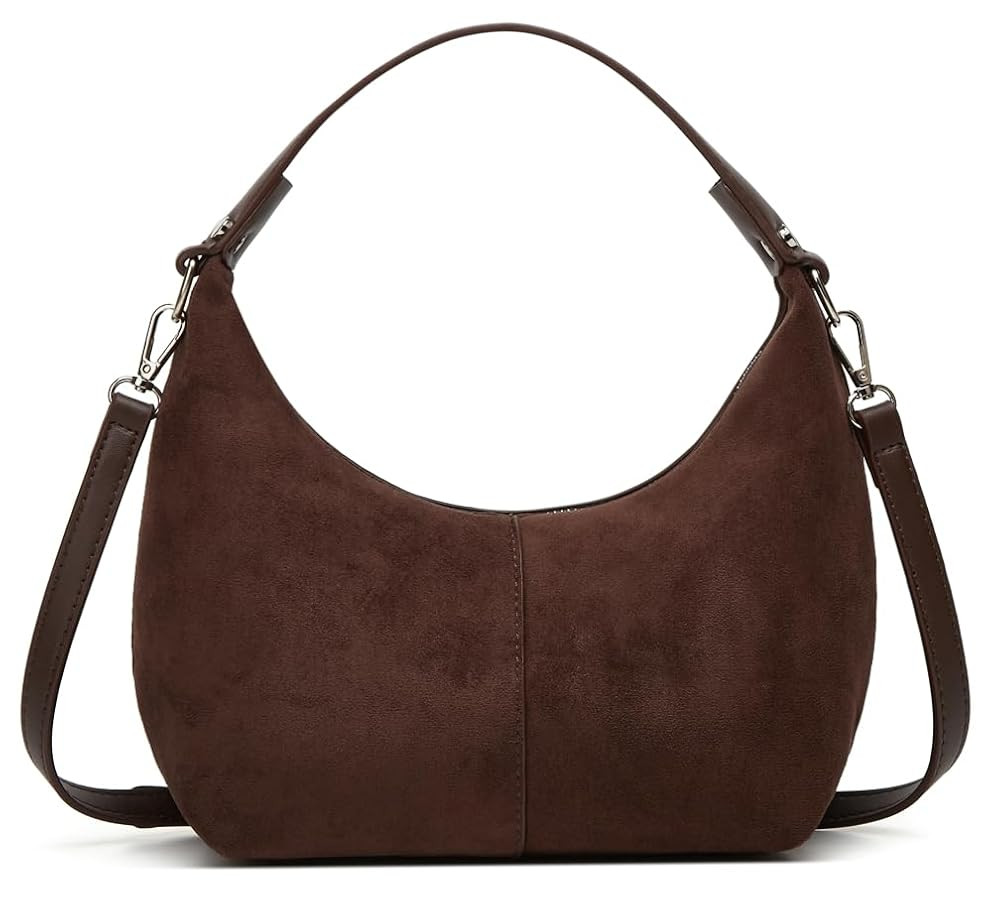 Slouchy Suede Shoulder Bags For Women Retro Crossbody Bag Tote Bag Satchel Bag Winter Work Purses... | Amazon (US)