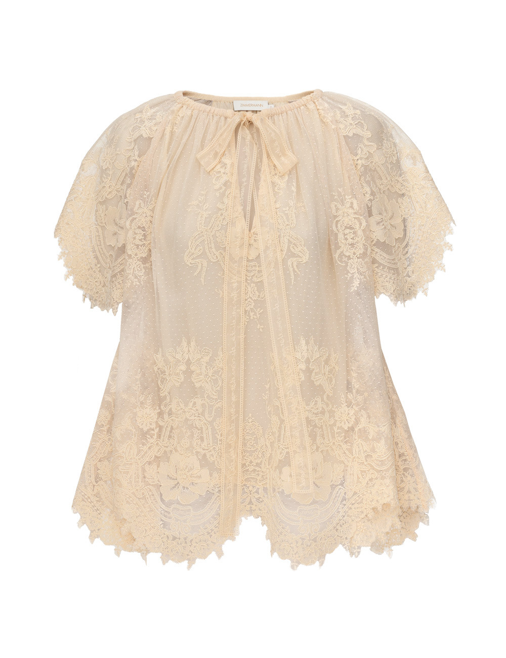 Luna Lace Flutter Blouse - Cream            
        
                    

    
    
    






... | ZIMMERMANN (US, CA, EU, MENA)