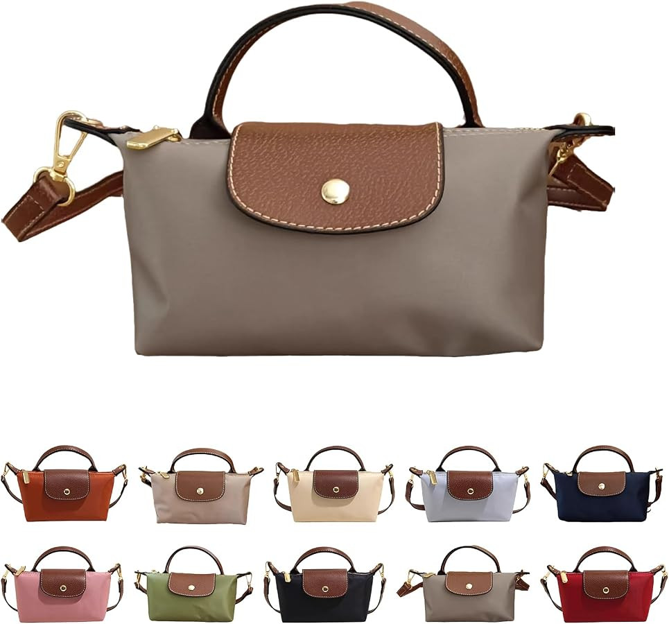 Mini Crossbody Bag for Women - Adjustable Strap Shoulder Purse, Small Spacious Tote with Zipper P... | Amazon (US)