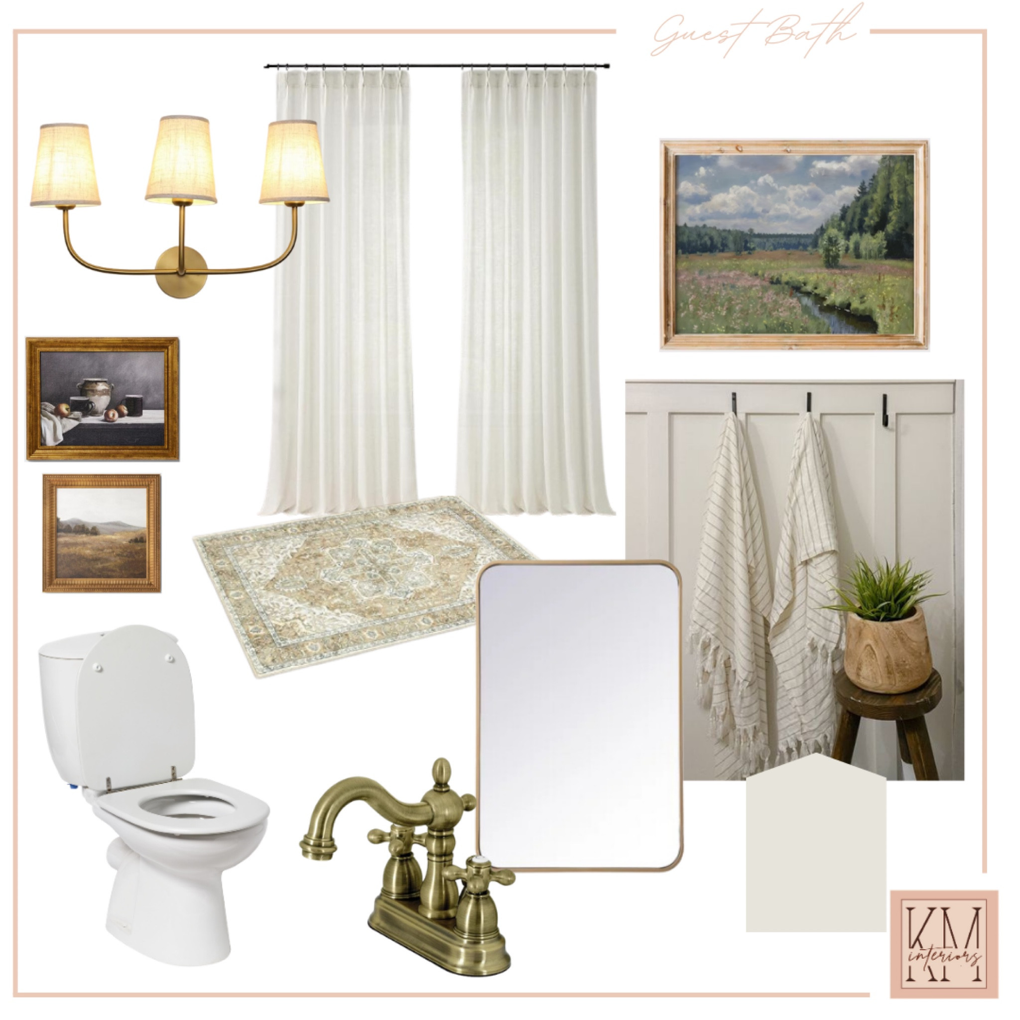 Traditional and classic bathroom. Beautiful classic guest bathroom or master bathroom 

#LTKhome #LTKstyletip #LTKfamily