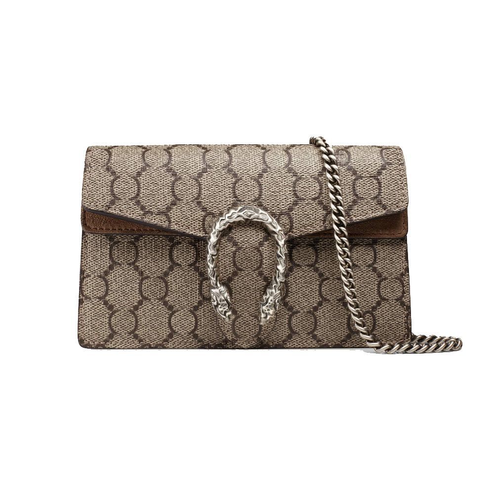 Classic Luxury Chain Fashion 2023 Plaid Flower Brand Wallet Vintage Ladies Brown Leather Handbag ... | DHGate