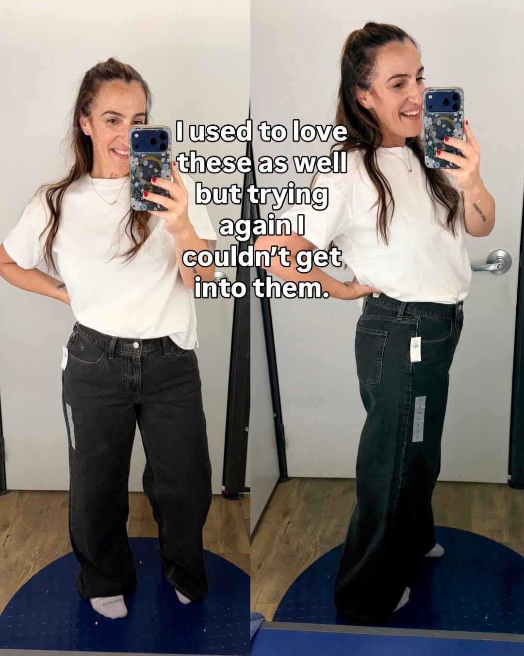 Slim straight: If you are afraid to leave skinny jeans these are a slim straight that will feel more updated. STretchy and comfy. Size down if in between. Im in an 8.
Boyfriend jean that was a little too short: They run cropped. I'm in an 8. No stretch. 
Camo: These run REALLY big! Definitely size down if you get them. Im in a medium and they are way too big.
Low Rise Slouchy: These are a NO for me but might be a yes for you. Just they run SOOO slouchy, definitely size down im in an 8. 
Midrise black jean and I'm liking the wash on them. They run a bit baggy. I would size down if in
High Waisted Wow wide leg: The most stretchy of their wide leg jeans. Size down if in between. Im in an 8. 
Extra High Waisted Wide leg: Midrise black jean and I'm liking the wash on them. They run a bit baggy. I would size down if in between. Im in an 8. 
#LTKFindsUnder50
#midsizejeans
#jeanstryon


 

 #LTKmomlife #LTKOver40 #LTKMidsize