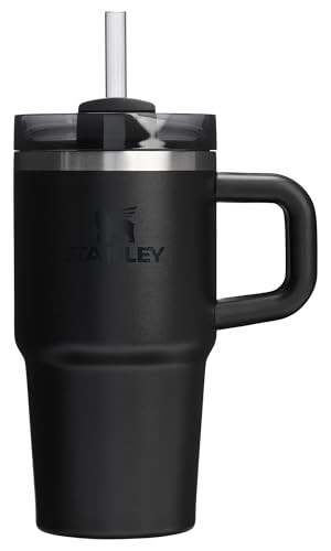 Stanley Quencher H2.0 Tumbler with Handle and Straw 20 oz Flowstate 3-Position Lid Cup Holder Compatible for Travel Insulated Stainless Steel Cup BPA-Free Black 2.0 | Amazon (CA)