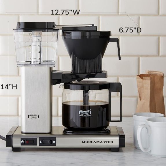 Moccamaster by Technivorm 10-Cup Coffee Maker with Glass Carafe | Williams-Sonoma