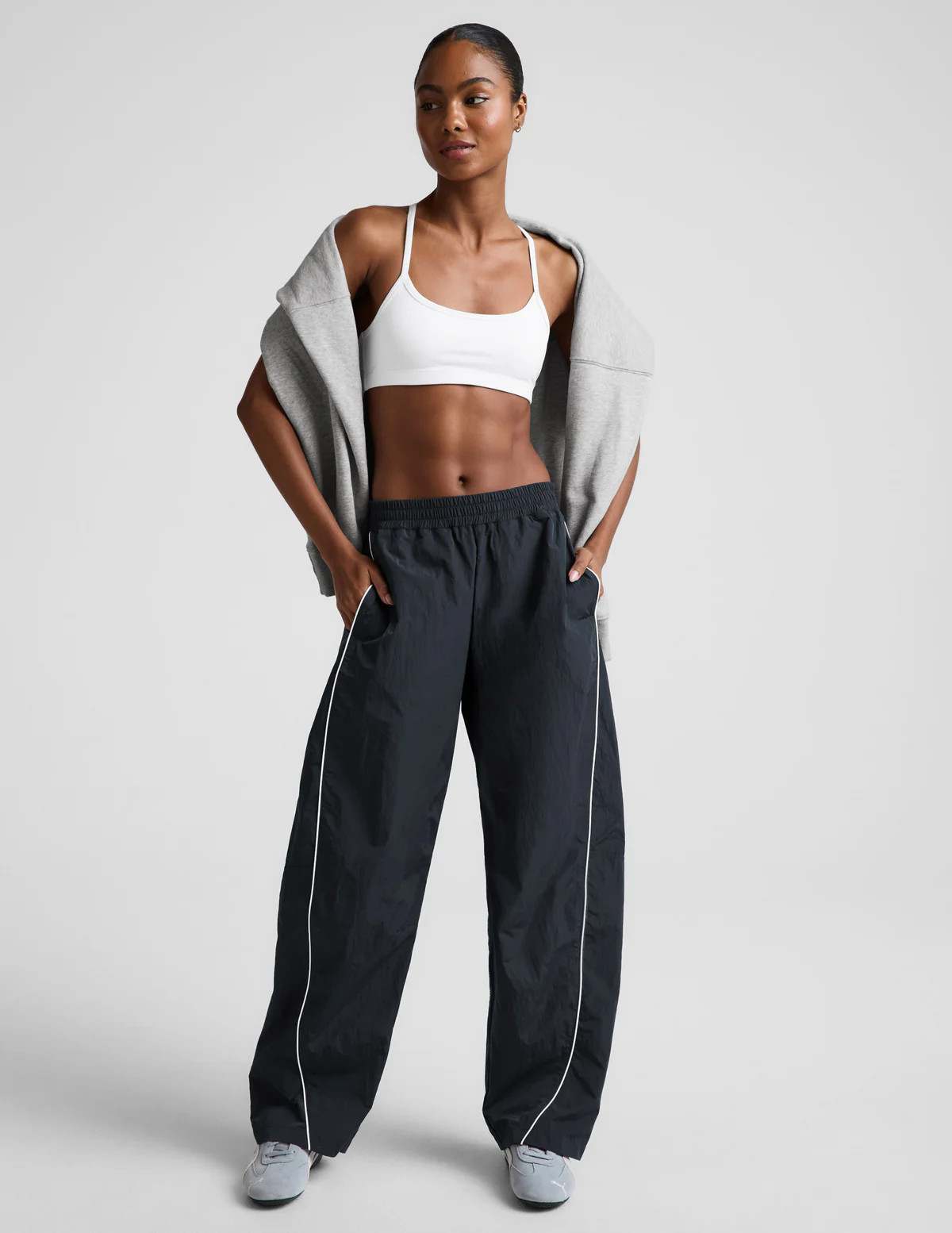 Mid-Rise Barrel Leg Limitless Pant - Nocturnal Navy | Beyond Yoga | Beyond Yoga