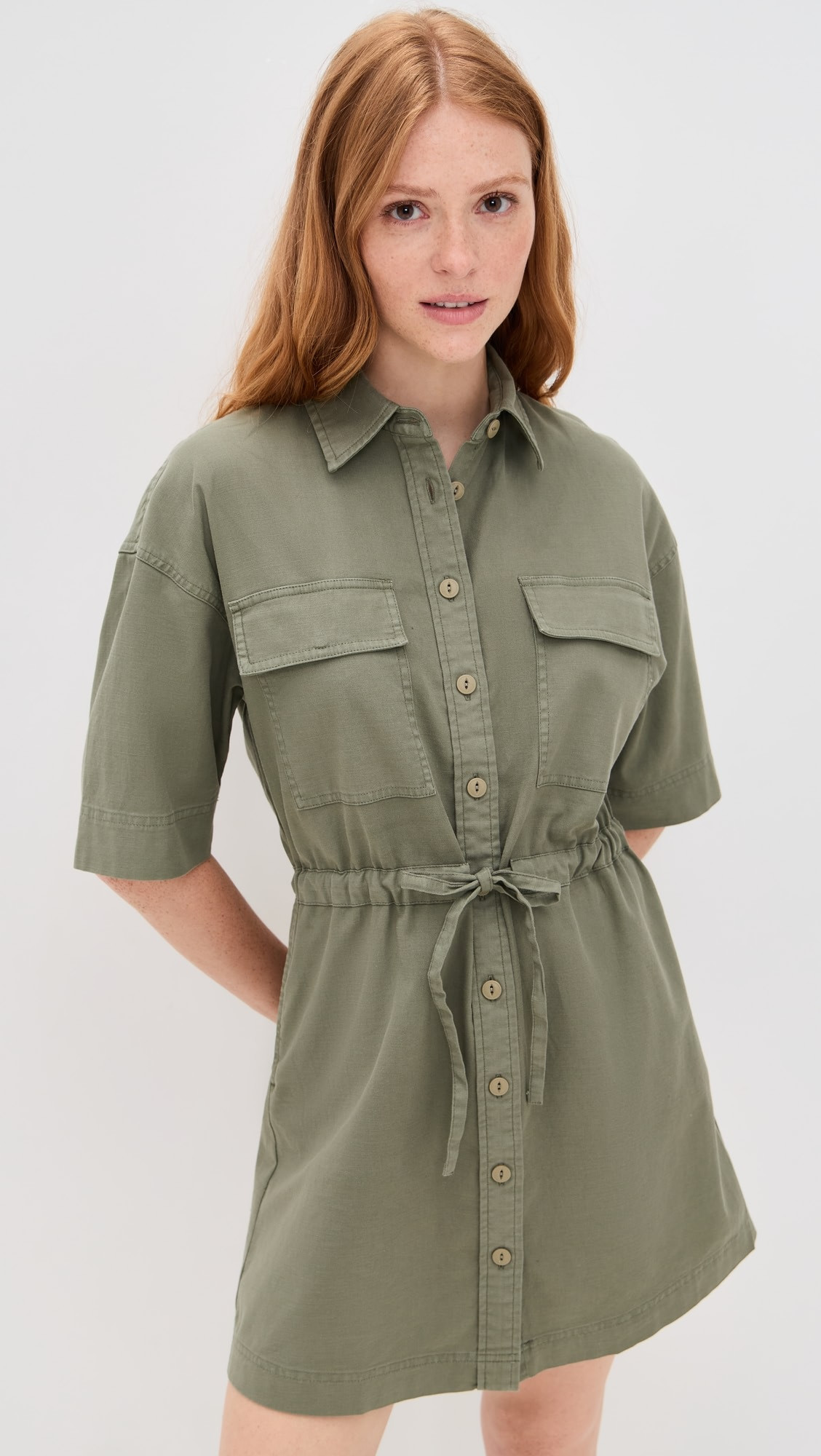 Utility Twill Mini Shirtdress | Shopbop