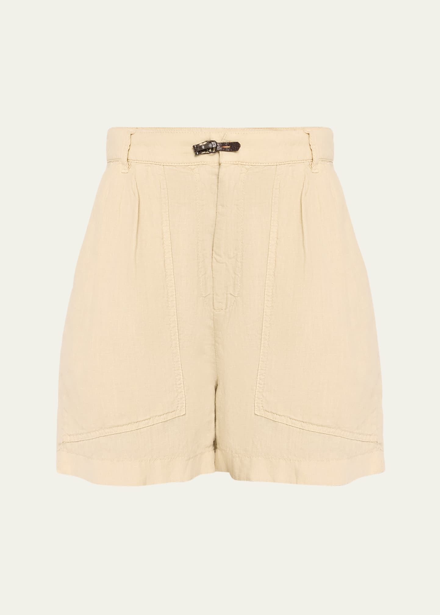 FORTELA Hook Linen Shorts | Bergdorf Goodman