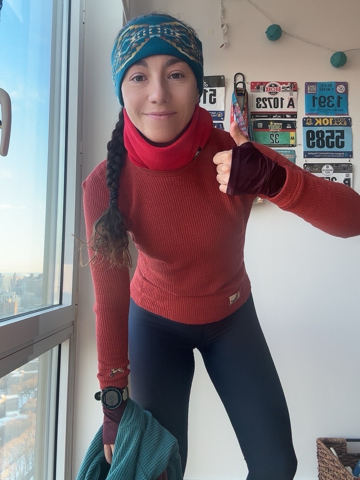 One of my favorite winter running outfits. This was perfect for mid-20s and late afternoon (not much sun). Exact leggings linked, shirt in the same material and brand linked and similar sweatshirts are linked  

#LTKActive #LTKFitness #LTKSeasonal