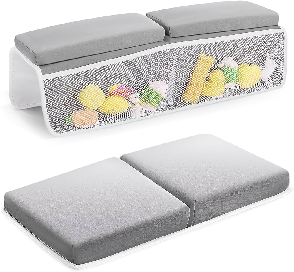 Baby Bath Kneeler and Elbow Rest Pad Set, Bathtub Kneeling Pad, Baby Accessories for Bath, Reliev... | Amazon (US)