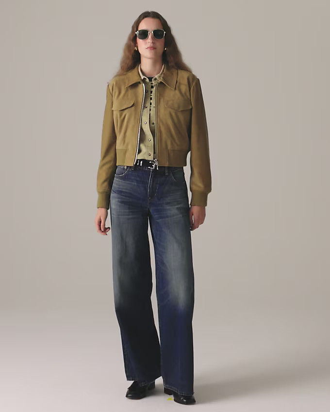 Mid-rise superwide-leg jean | J. Crew US