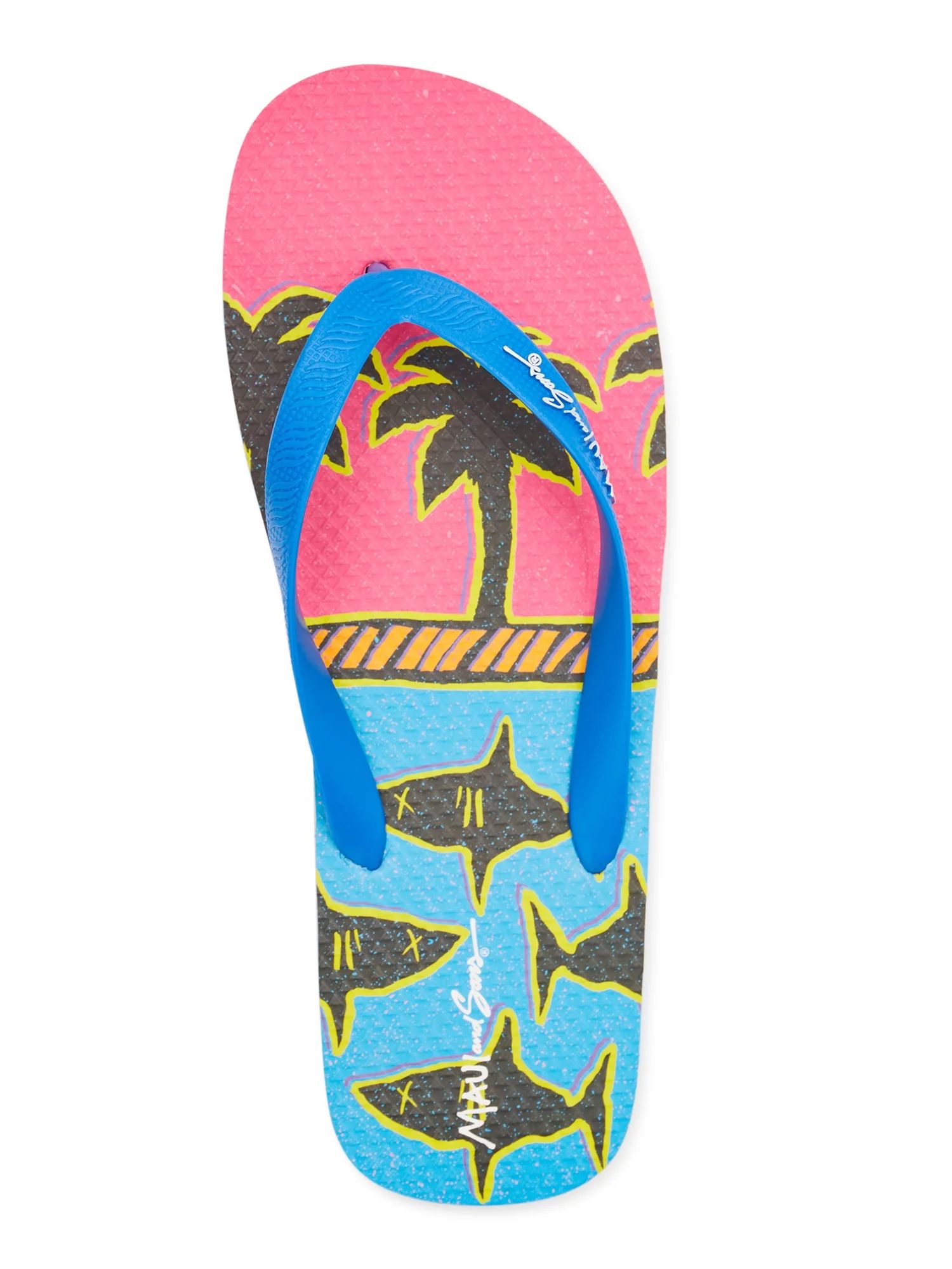 Maui and Sons Men's Print Flip-Flop Sandal | Walmart (US)