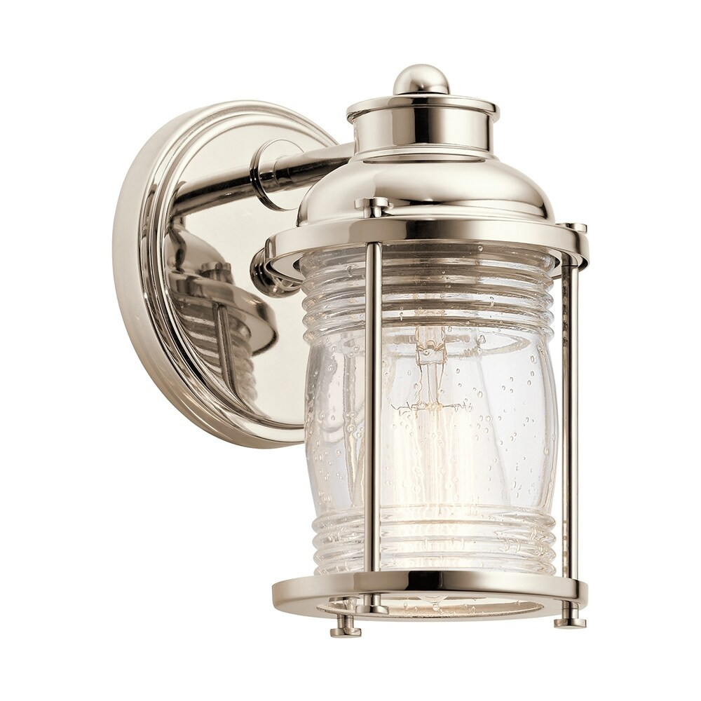 Ashland Bay 5-in 1-Light Polished Nickel Transitional Vanity Light | Lowe's