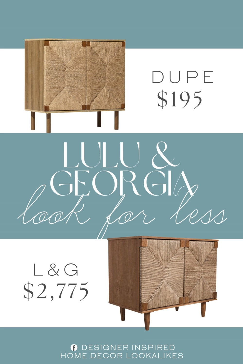 Inspired by Lulu & Georgia Small Cabinet. Boho Accent Cabinet. Coastal Boho Storage Cabinet. Handwoven Seagrass Cabinet. Woven Door Cabinet. Small Storage Cabinet. Rattan Style Sideboard. Textured Wood Cabinet. Compact Sideboard Cabinet. 

Home more affordable option find copy cat similar look for less budget friendly affordable cheap cheaper beautiful pretty. Clearance sale coupon code discount code promo code luxury lookalike look a like Inspo inspiration inspired by idea ideas Love like these? I share multiple every day in my FB group.
#luluandgeorgiainspired #sideboardcabinet #accentcabinet #modernboho #storagecabinet #furniturefinds #storagesolution 

 #LTKHome