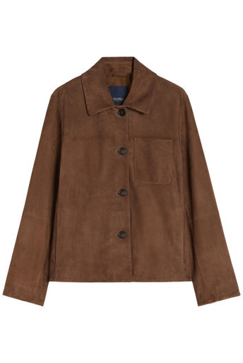 Suede shacket | Harvey Nichols