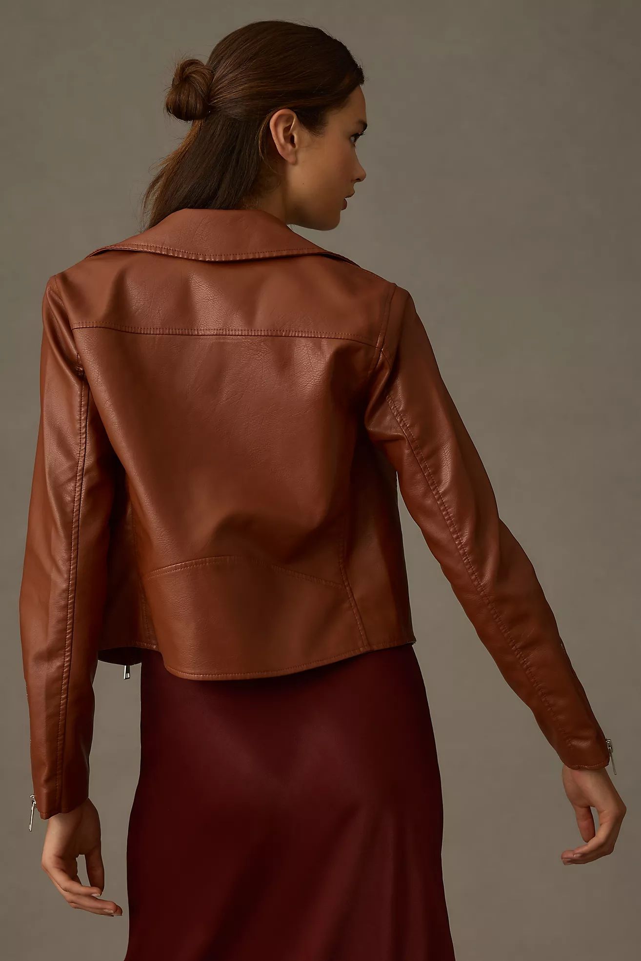 By Anthropologie Faux Leather Moto Jacket | Anthropologie (US)