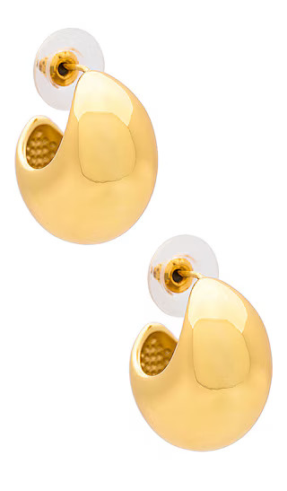 Gemma Huggies in Gold | Revolve Clothing (Global)