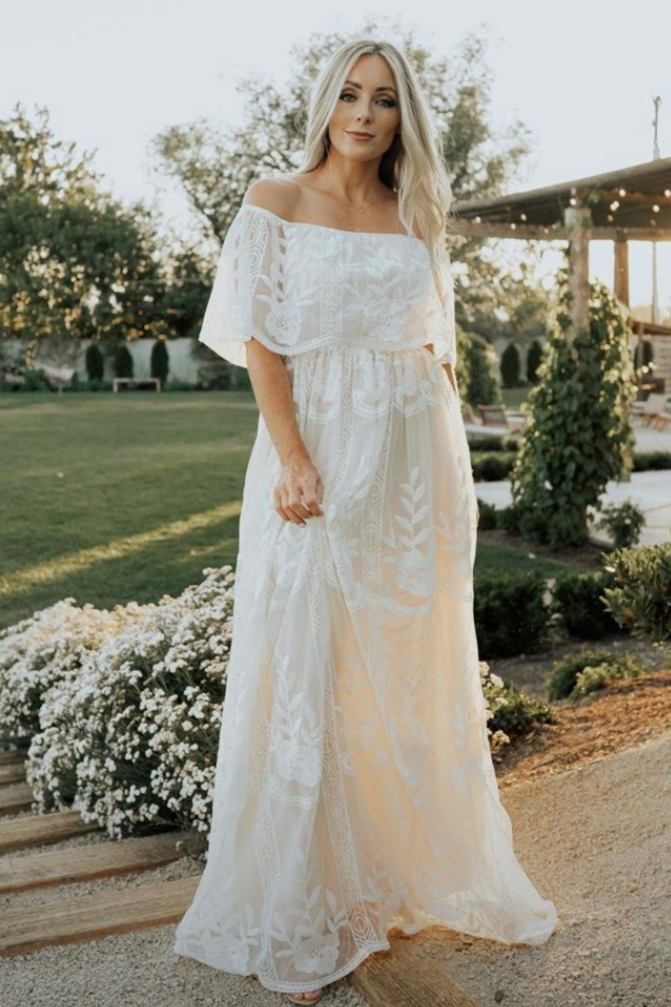 sachin and babi light blue dress Women's Maxi Dress White Dress Chiffon Dress Elegant Wedding Engagement  Regular Fit Plain Short Sleeve V Neck White Summer Spring Fall Winter 2026