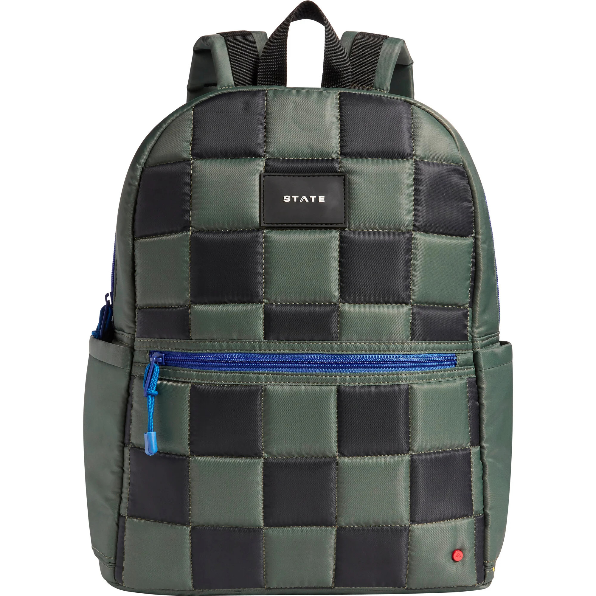 Kane Kids Double Pocket Backpack, Puffer Checkerboard | Maisonette