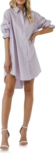 English Factory Classic Collar Shirtdress | Nordstrom | Nordstrom