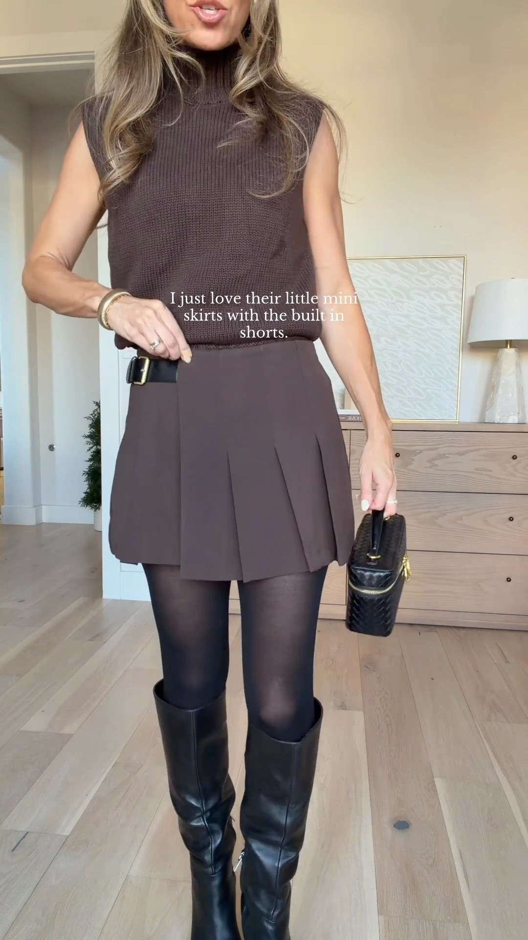 The cutest pleated mini skirt with built in shorts from Abercrombie!! True to size. Wearing xs  



#LTKgrwm #LTKdayinmylife #LTKootd