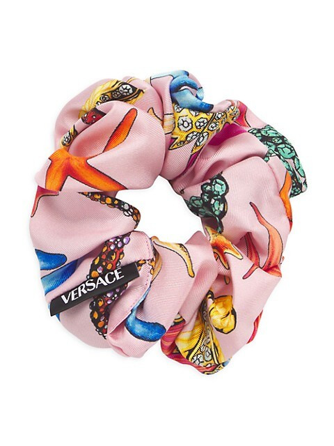 Tresor De La Mer Sea-Print Scrunchie | Saks Fifth Avenue