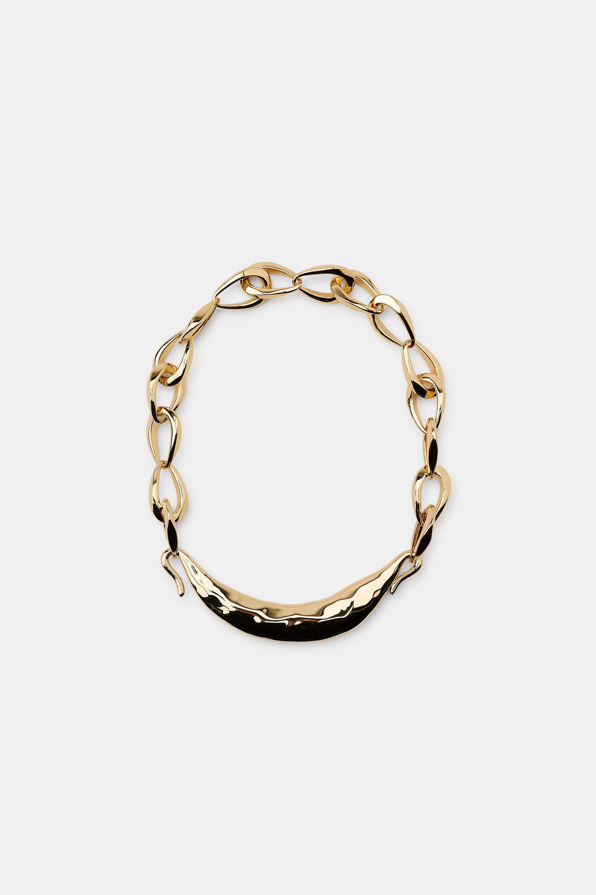METAL CHAIN NECKLACE | Zara UK