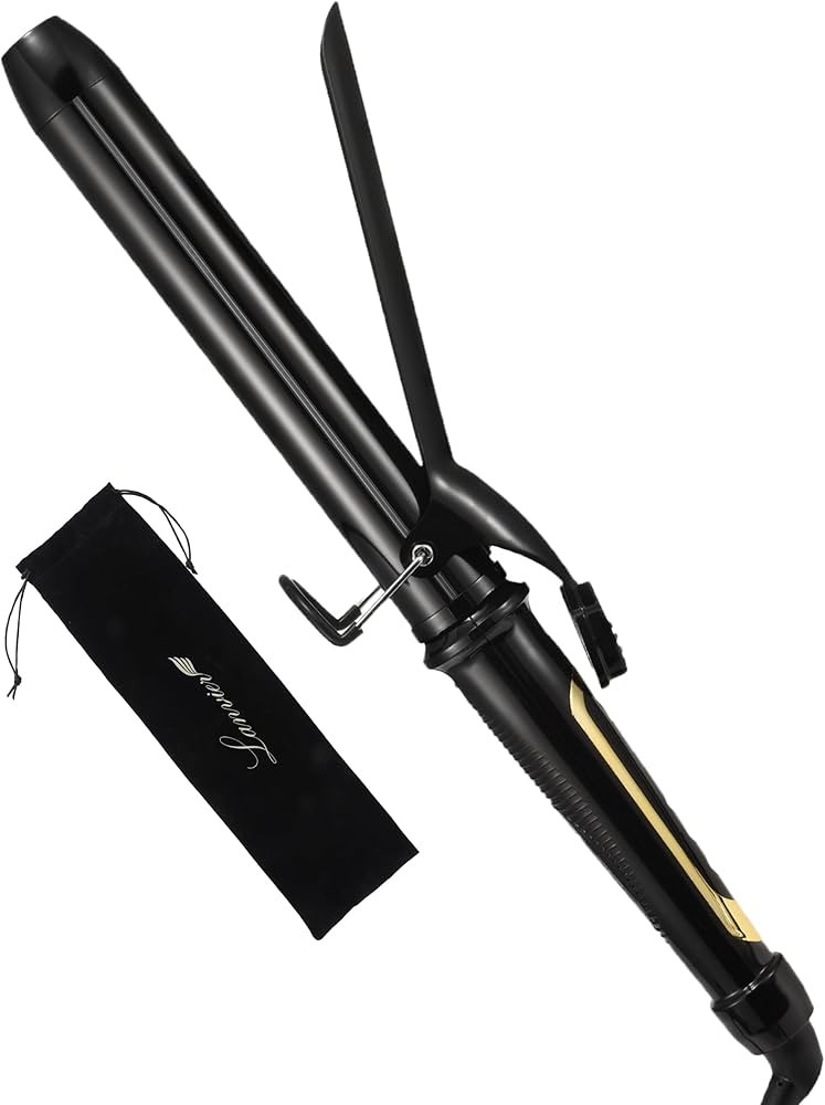 LANVIER 1.25 Inch Curling Iron, Extra Long Barrel 1 1/4 Inch Curling Iron for Long Hair up to 450... | Amazon (US)