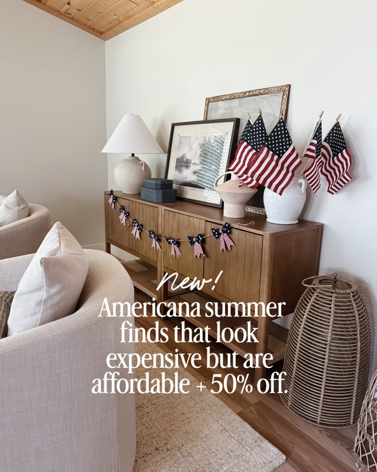 New Americana + summer finds that I’m loving. It all looks designer but it’s 50% off 🙌 Which one are you grabbing?

#americanasummer #americana #summerhomedecor #boujeeonabudget

#LTKHome #LTKSeasonal #LTKSaleAlert